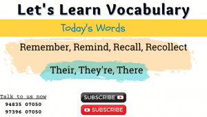 Read more about the article Let’s Learn Vocabulary