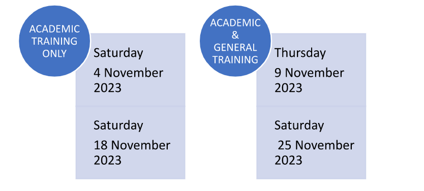 November Dates of IELTS Exam in 2023